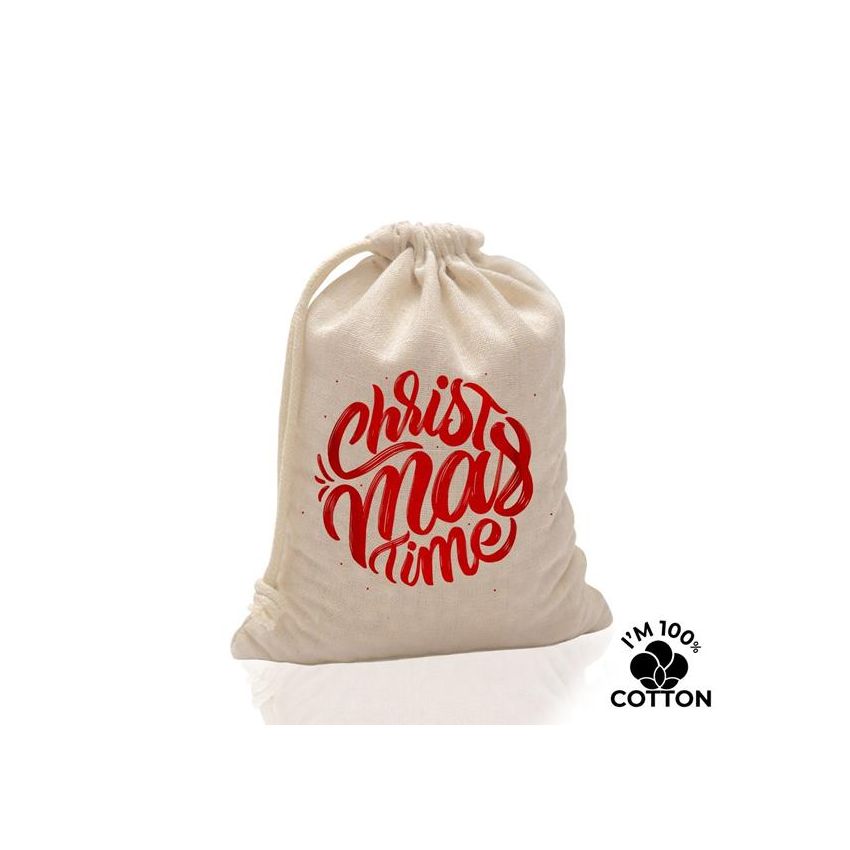 Cottoncord180 Bag 100% cotton 180g, with drawstrings