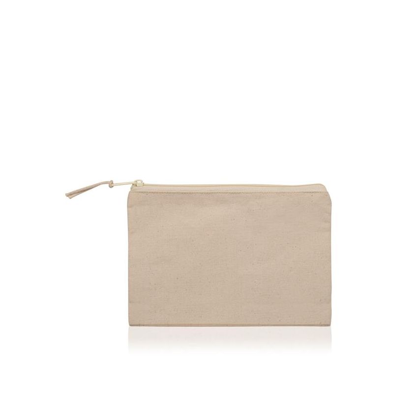 Cotpouch bag in 100% cotton canvas, with fastening