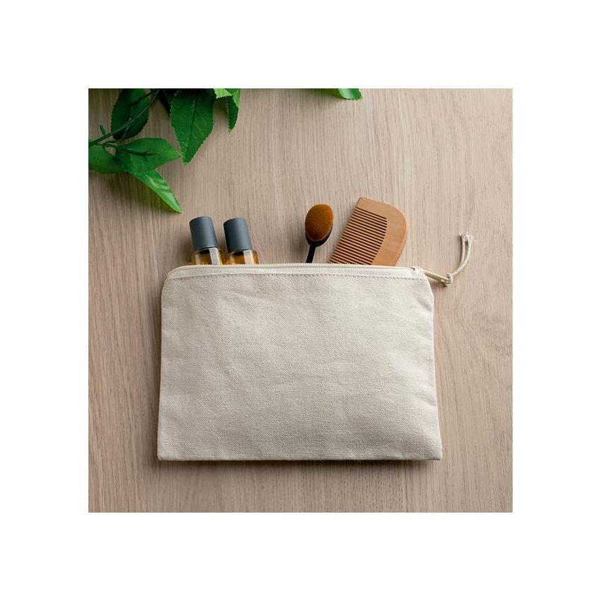 Cotpouch bag in 100% cotton canvas, with fastening