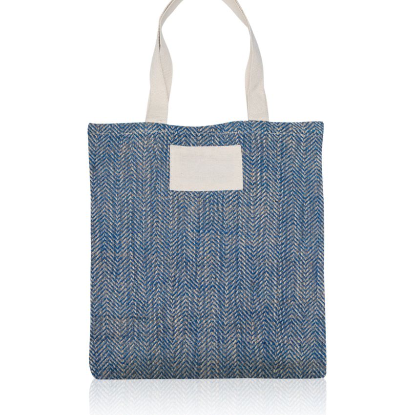ZigJute Jute Bag with 100% Cotton Handles