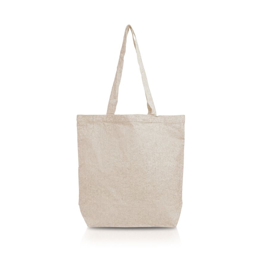 Vikbar Foldable Recycled Cotton Bag 190 g/m2