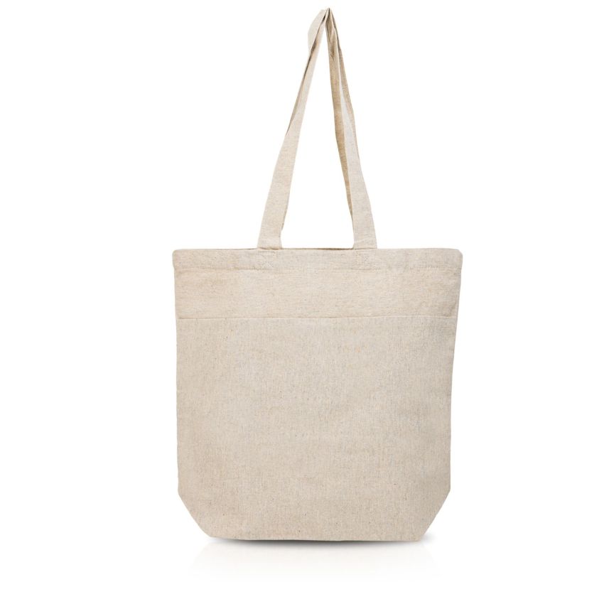 Recycled Cotton Bag 190 g with Mesh Extender