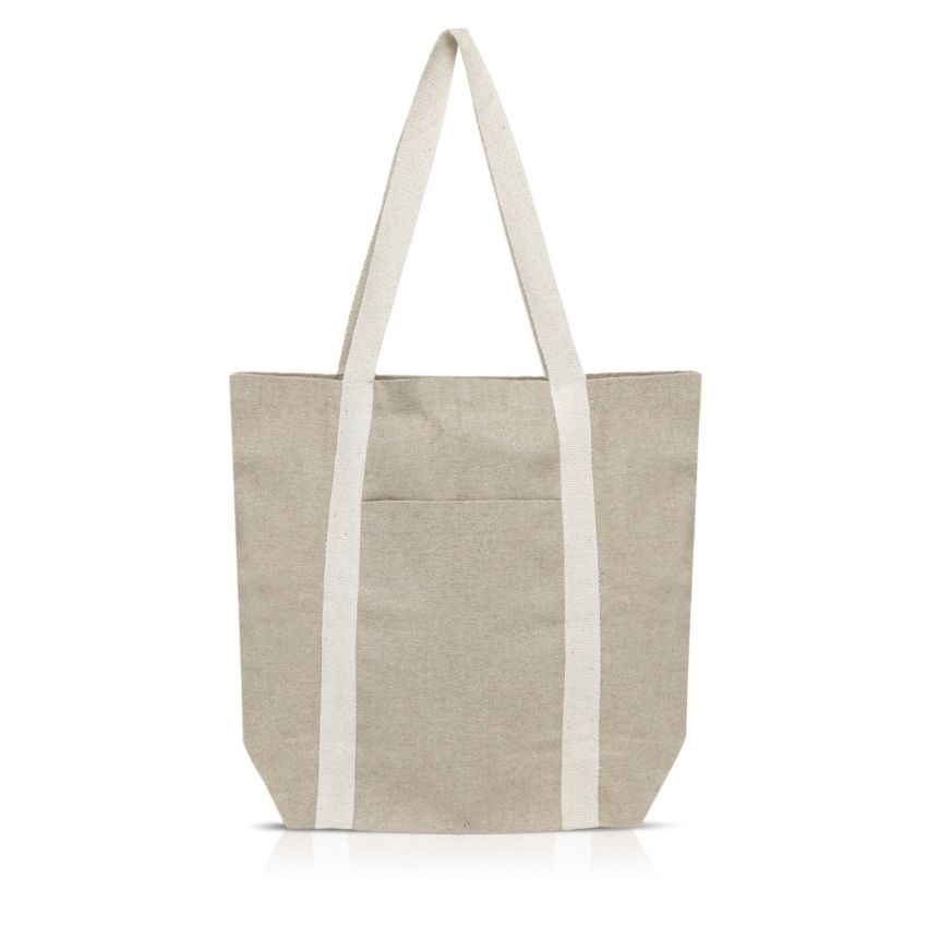 Dailybag Recycled Cotton Bag with Outer Pocket