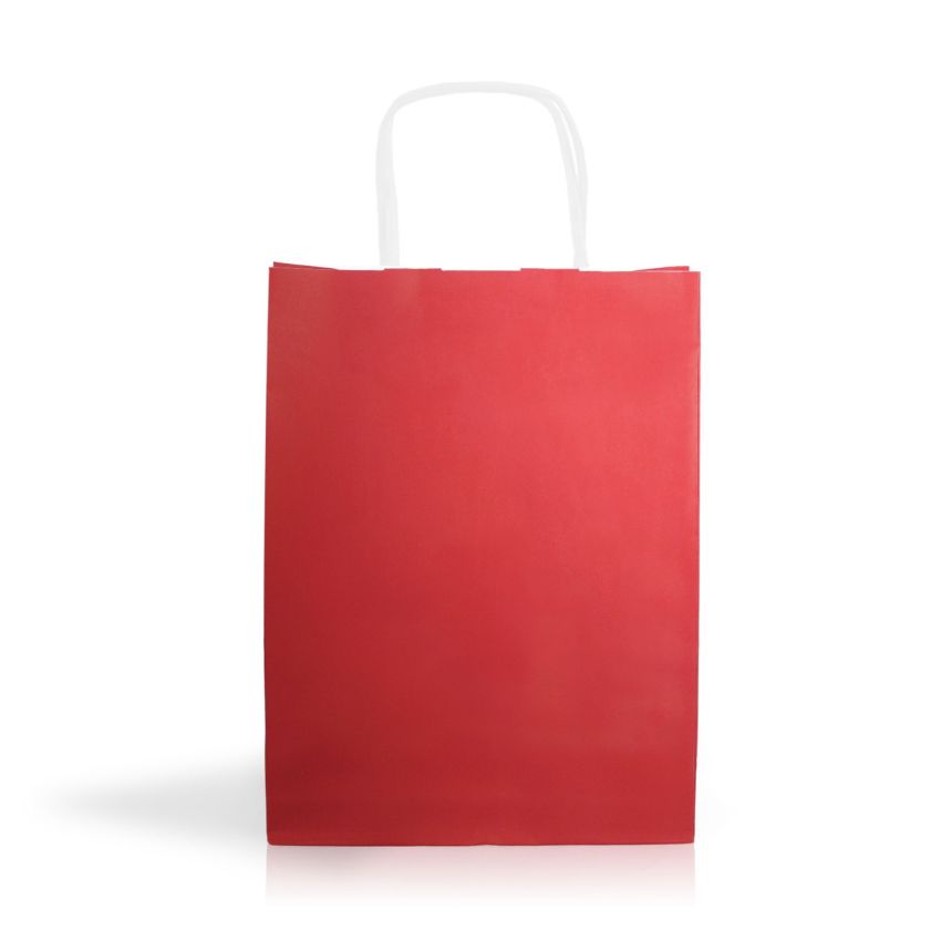 KraftColor01 Kraft paper bag 90g/m2 18X24X8cm - colours