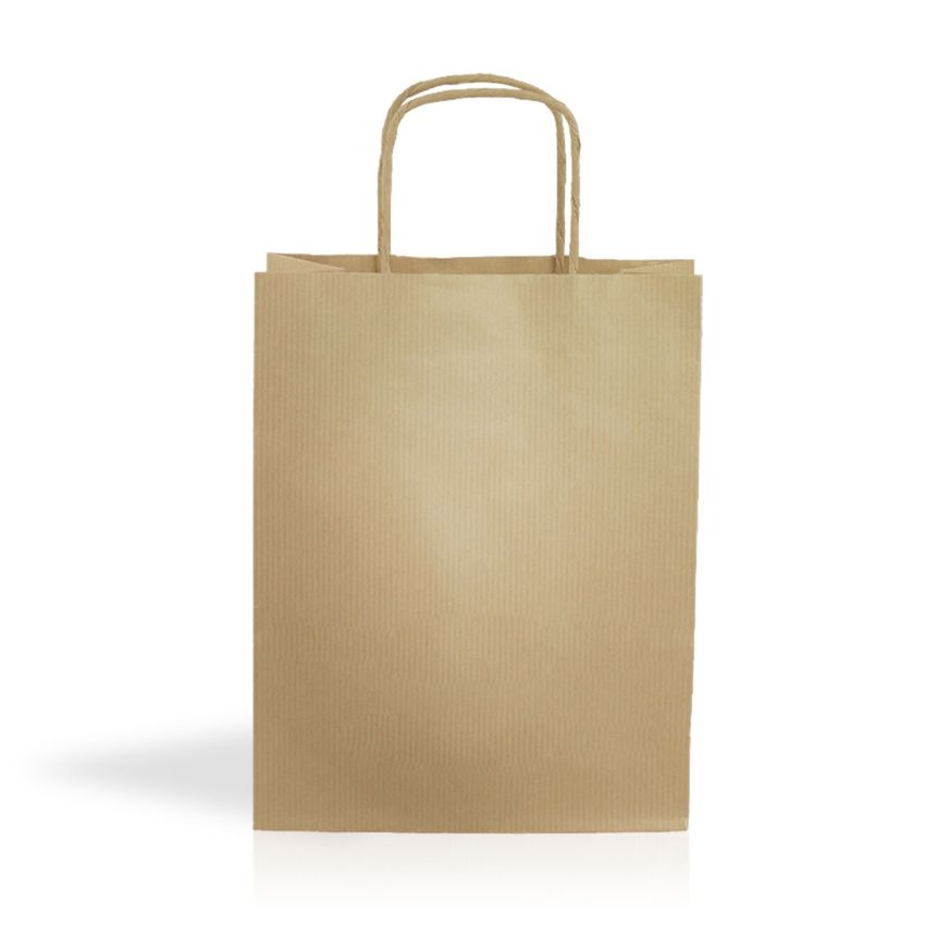 Kraft03 Kraft paper bag 90g/m2 18X24X8cm