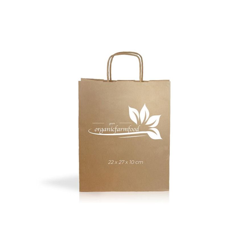 Kraft04 Kraft paper bag 90g/m2 22X27X10cm