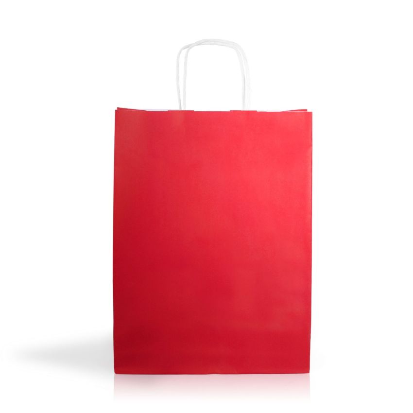 KraftColour02 Kraft paper bag 90gsm 24X32X11cm - colours