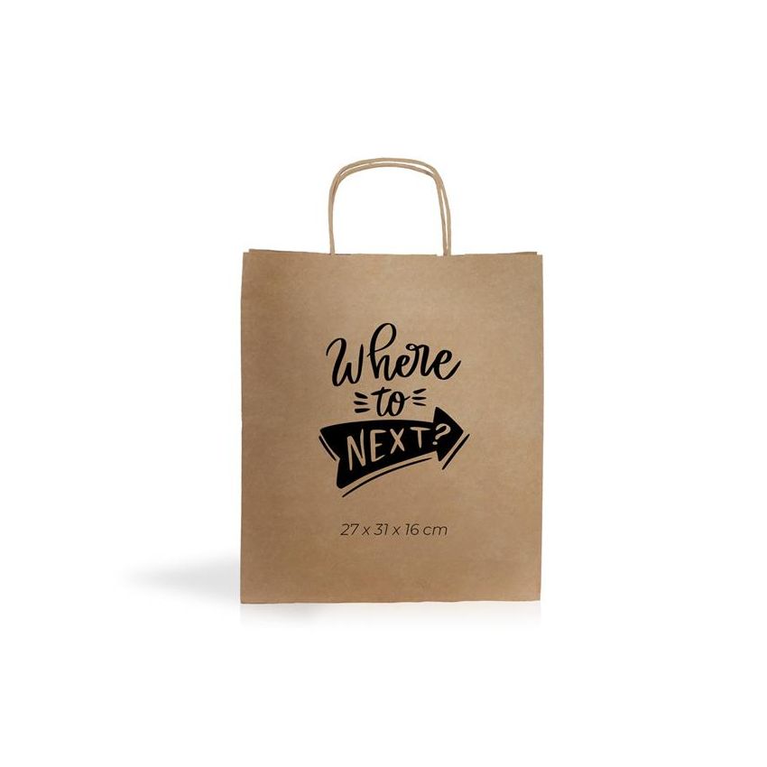 Kraft07 Kraft paper bag 115g/m2 27X31X16cm