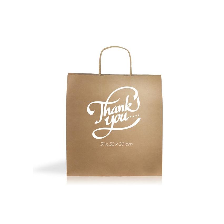Kraft09 Kraft paper bag 115g/m2 31X32X20cm
