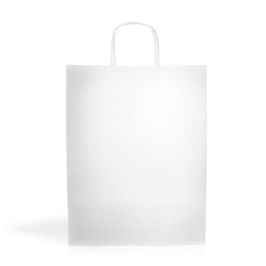 WKraft09 Kraft paper bag 100g/m2 42x49x16cm - white