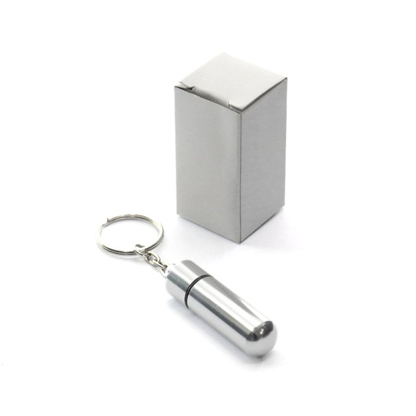 Pill Box Keyring Alumpill
