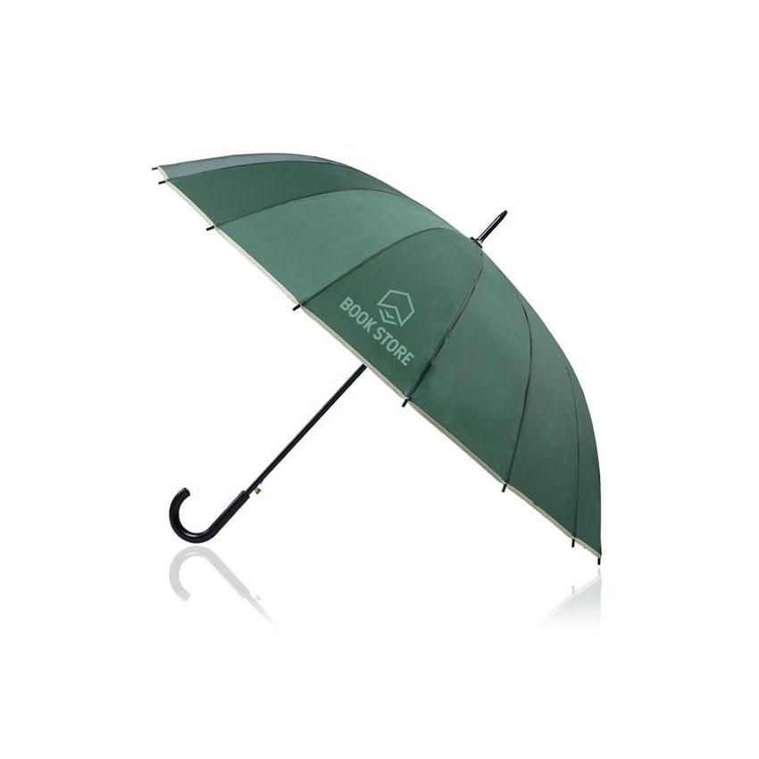 Raynfall Automatic Umbrella in P-190T, with wooden handle