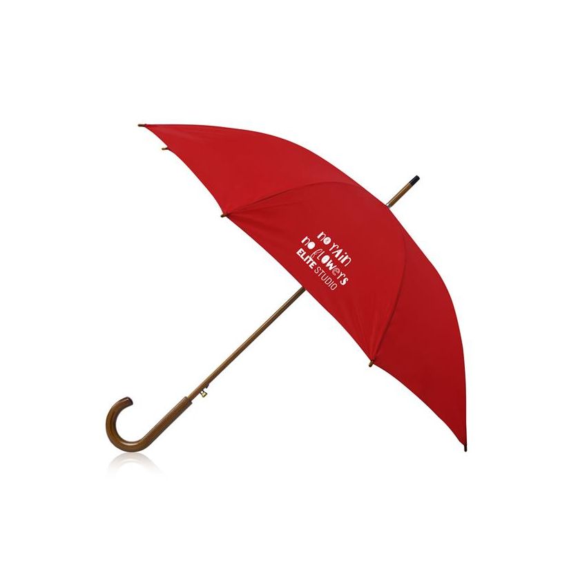 Woah Automatic Umbrella, in P-190T, wooden handle