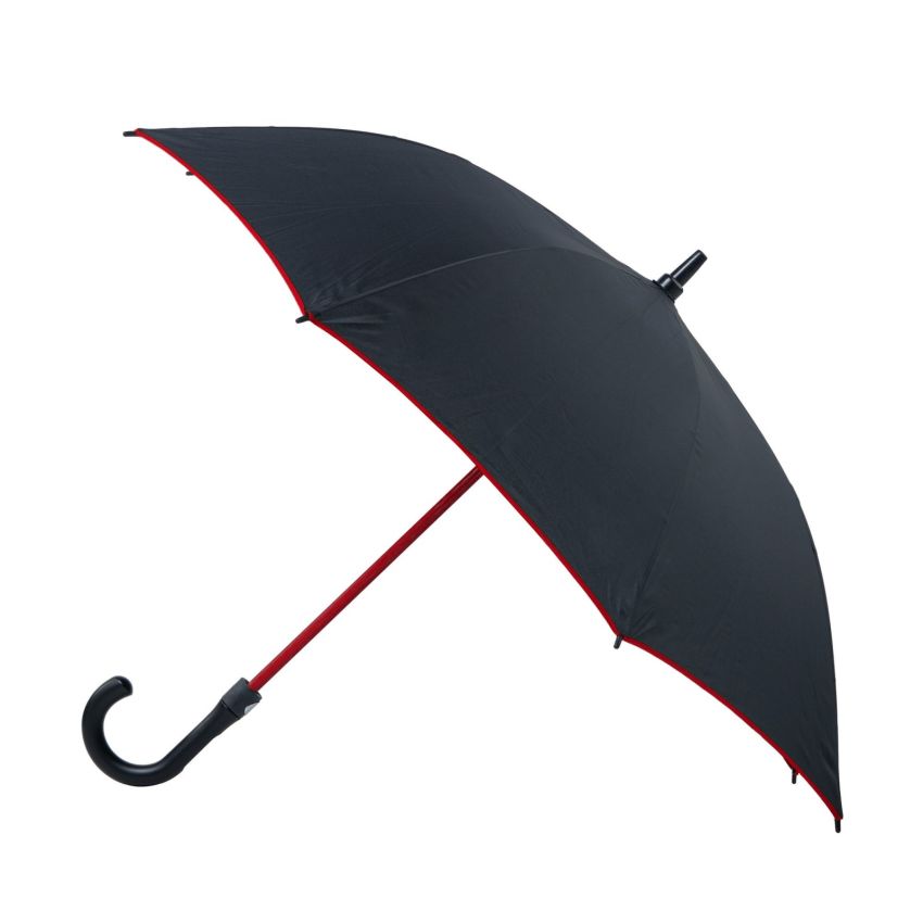 Eddy Automatic Umbrella, in pongee, coloured ribs