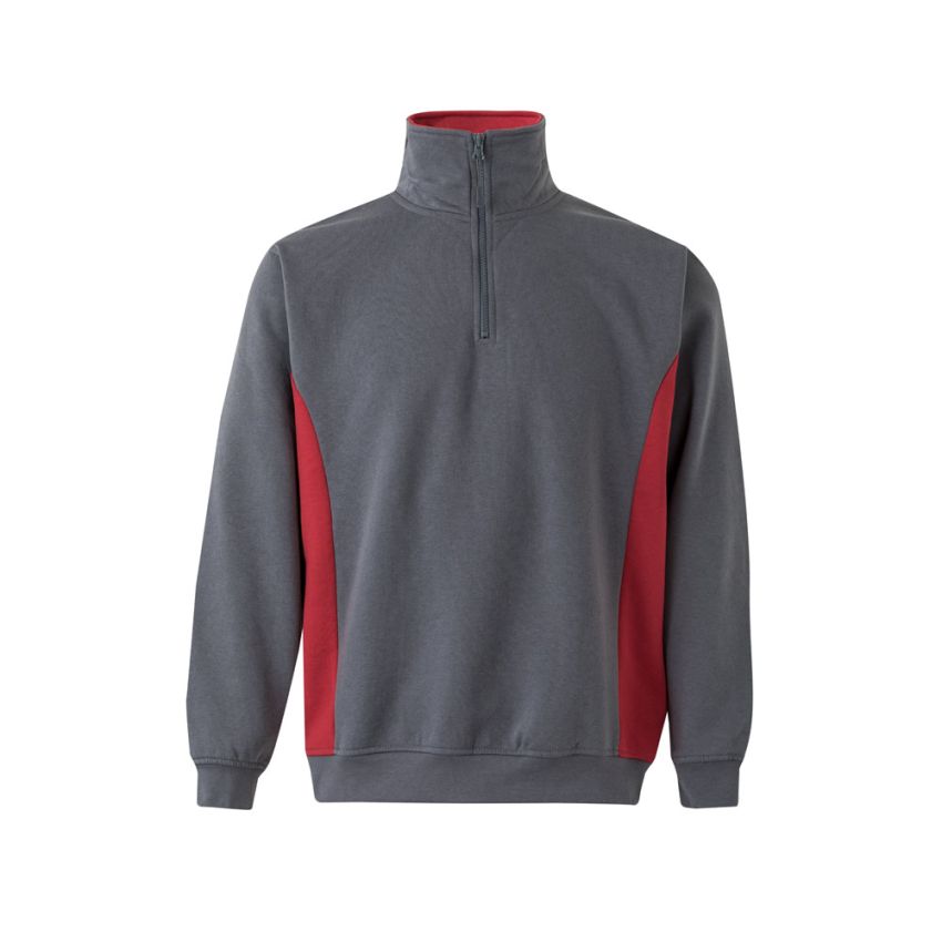 VL SVAROG Two-tone fleece sweatshirt (260g/m²), in polyester (65%) and cotton (35%)