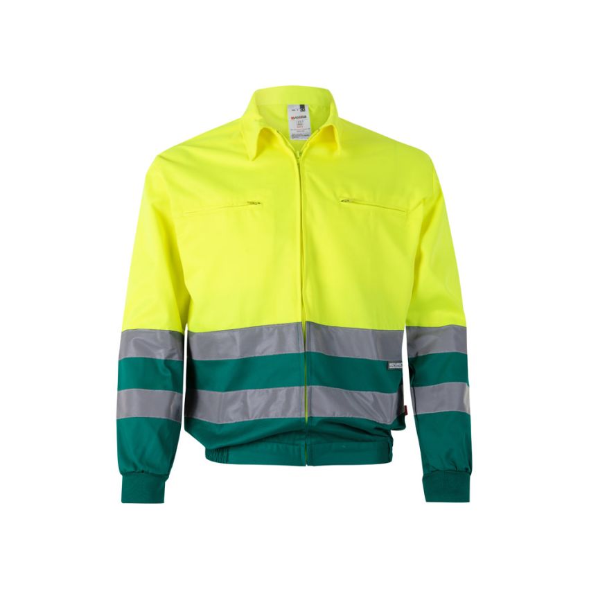 VL NEPTUNE Two-tone twill jacket (210g/m²) in polyester (80%) and cotton (20%)