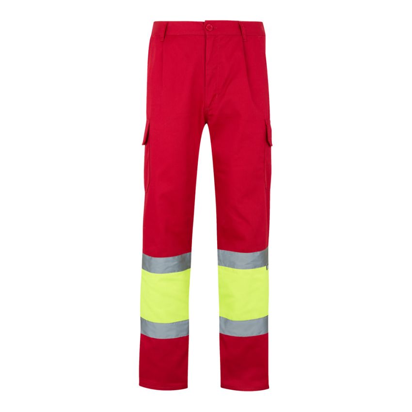 VL POSEIDON Two-tone twill multi-pocket trousers (210g/m²), in cotton (20%) and polyester (80%)
