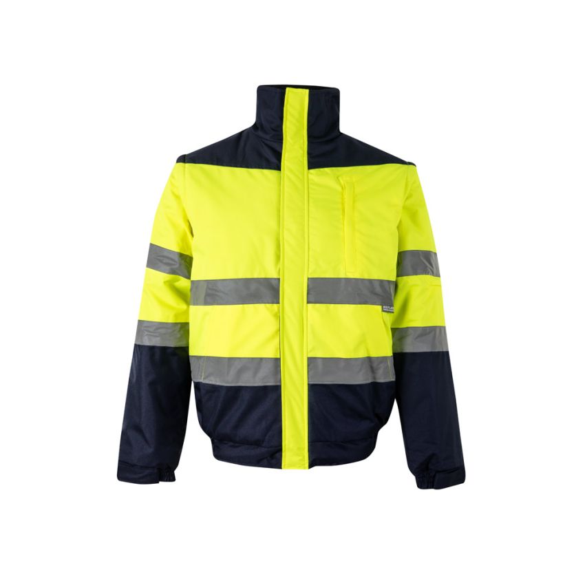 VL JUPITER Two-tone padded jacket (180gsm) in 100% polyester with PU coating