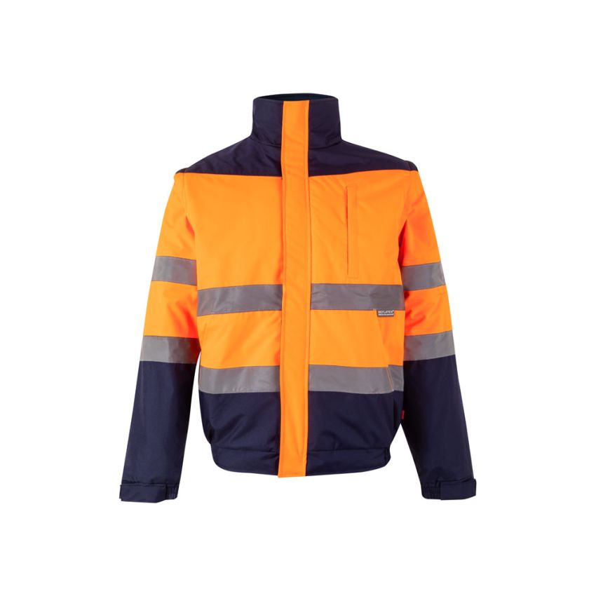 VL JUPITER Two-tone padded jacket (180gsm) in 100% polyester with PU coating