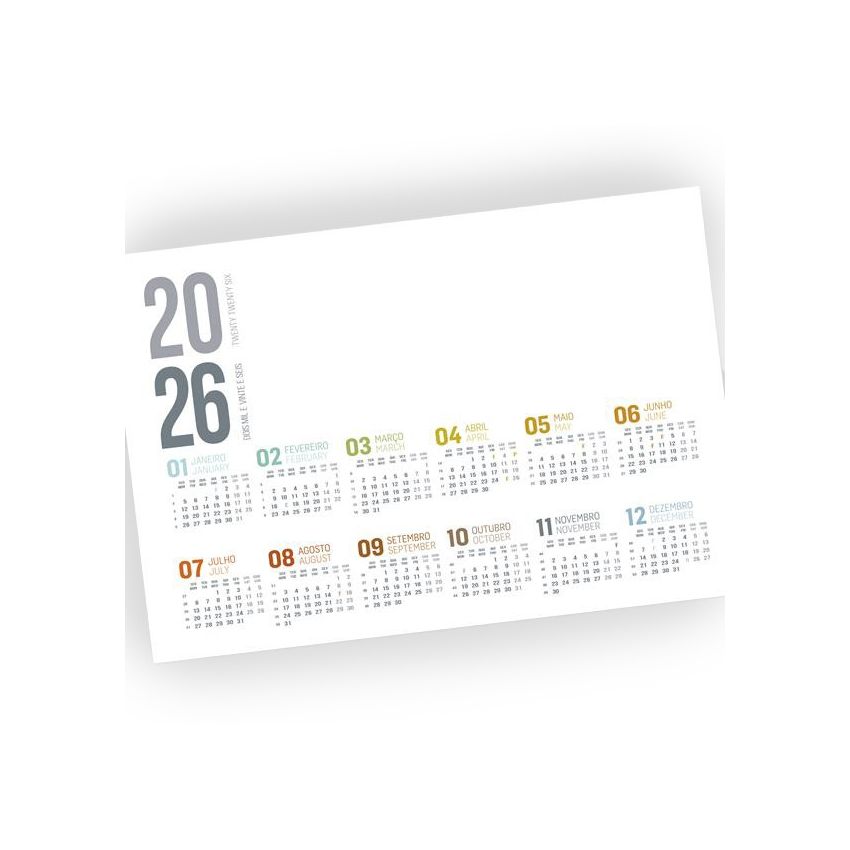 Planny PVC Desk Organiser with Calendar