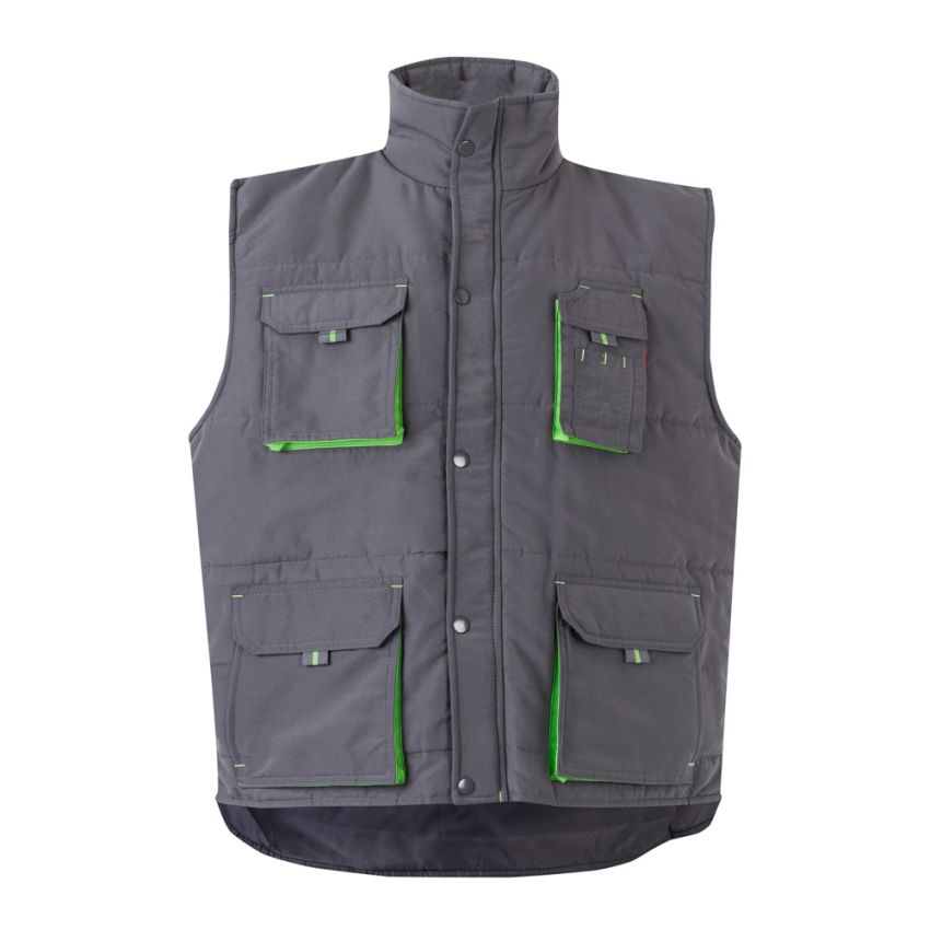 VL NERGAL Quilted Gilet, Two-tone Multi-pocket (120g/m²), 100% Polyester