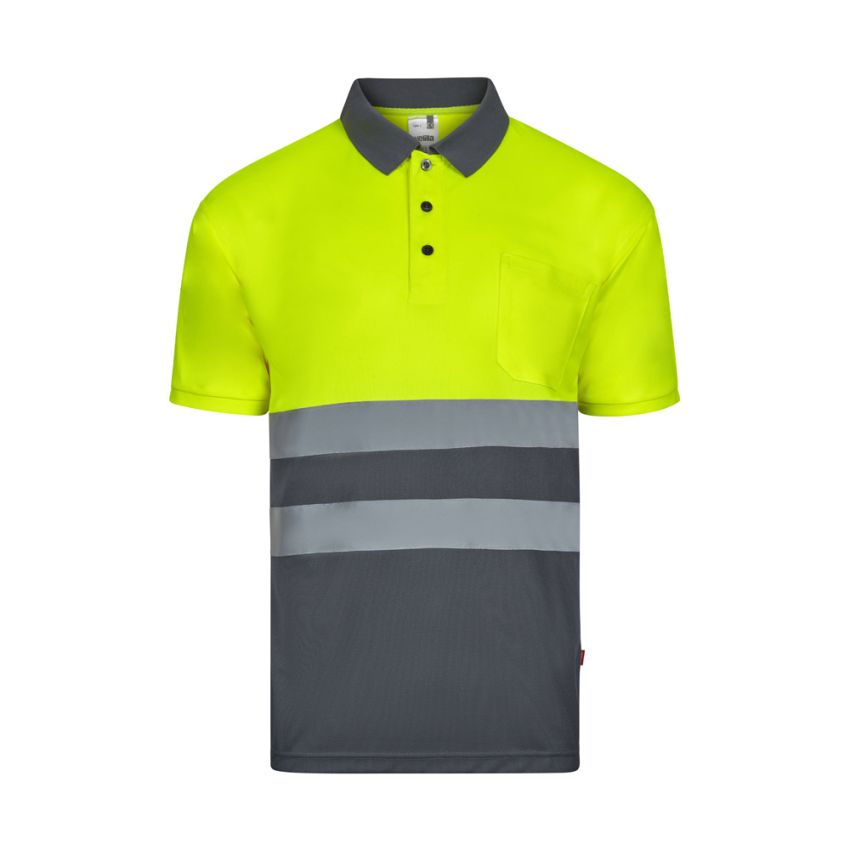 VL FORTUNA Polo bird-eye (140g/m²) short sleeve, in polyester (100%)