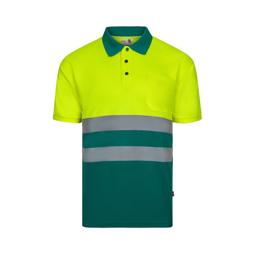 VL FORTUNA Polo bird-eye (140g/m²) short sleeve, in polyester (100%)