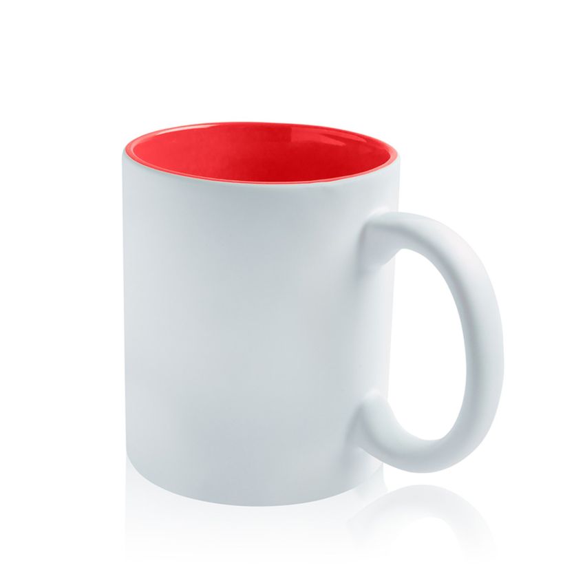 Matte Popmug Ceramic Mug with Matte Exterior, 325ml