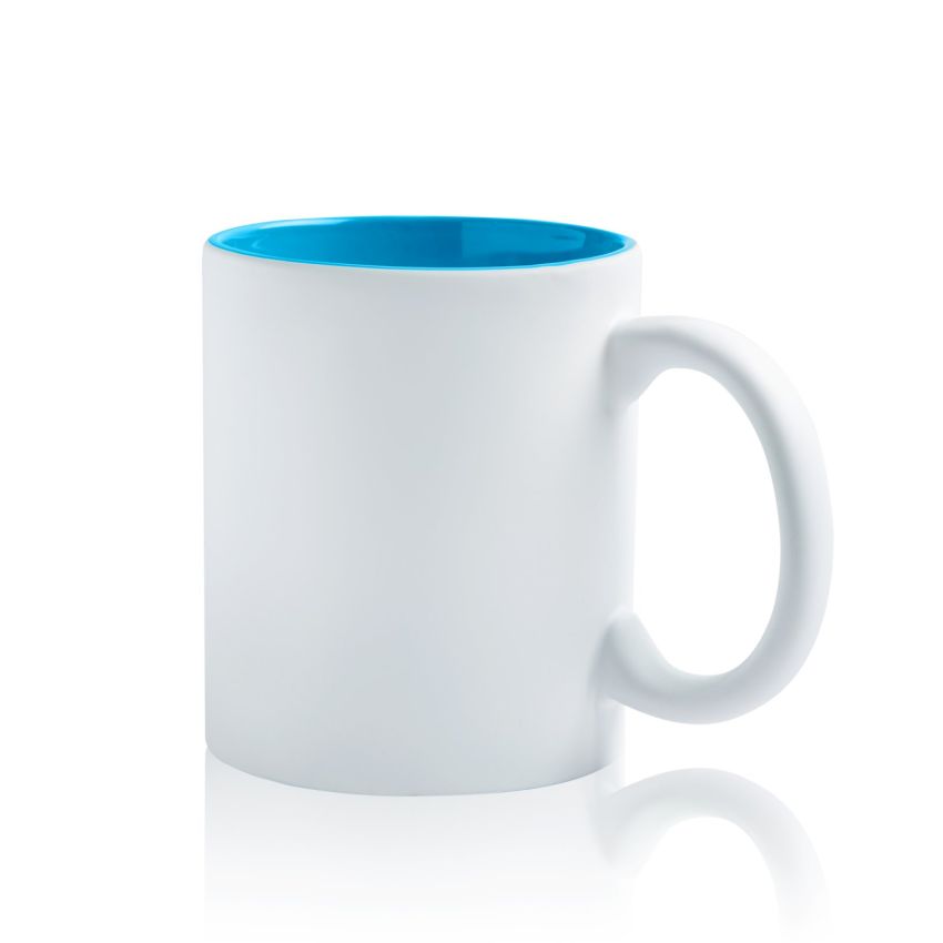 Matte Popmug Ceramic Mug with Matte Exterior, 325ml