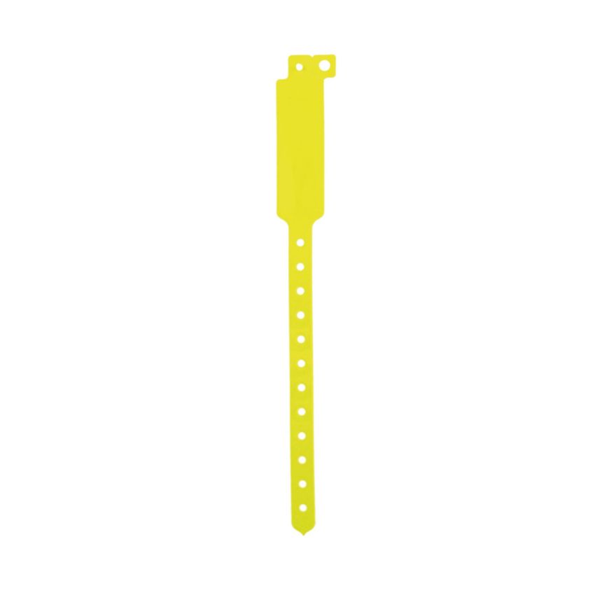 Darlen Tamper-Proof Fluorescent Vinyl Identification Wristband