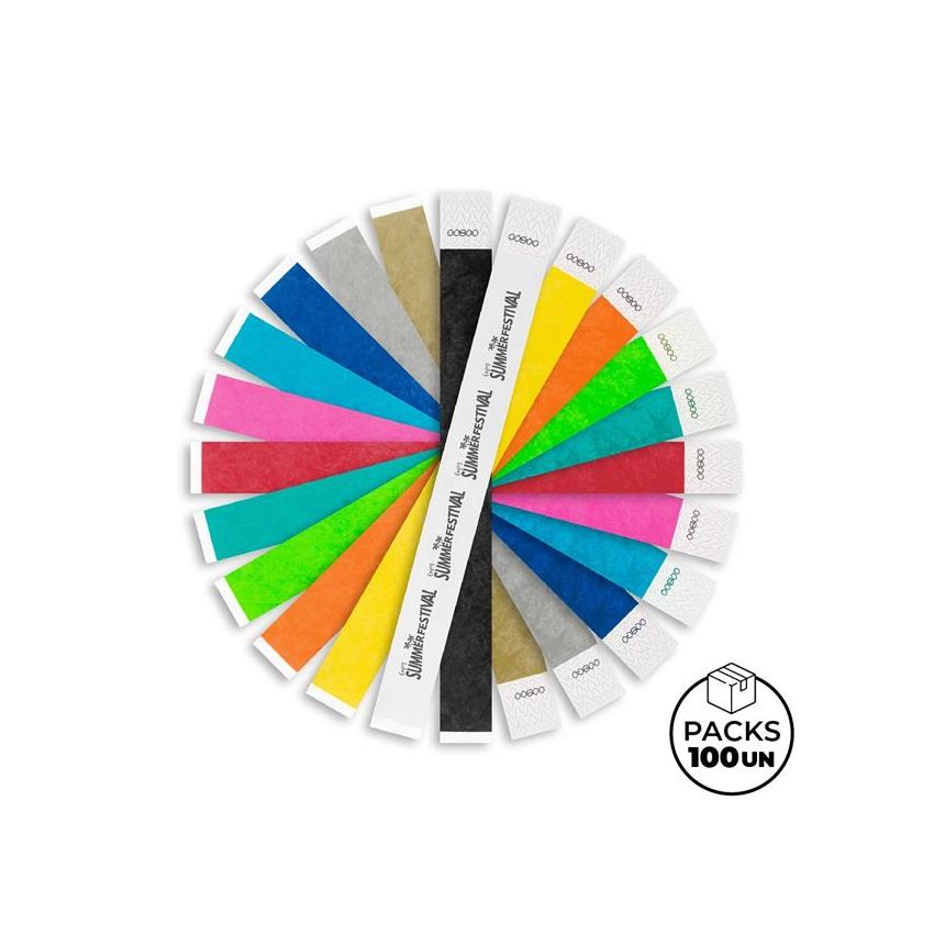 Kayle Tamper-evident identification wristband in Tyvek