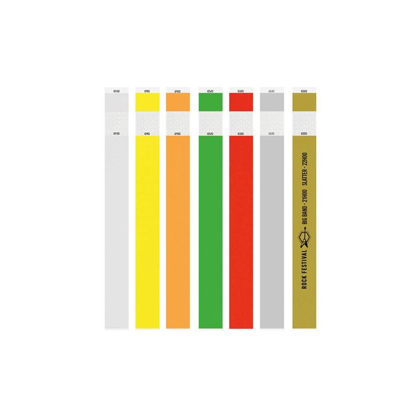 Tikker Tamper-proof Identification Wristband 1 voucher, in Tyvek