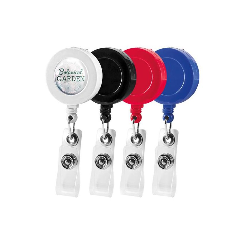 Extendable Badge Holder with Resin Accessory