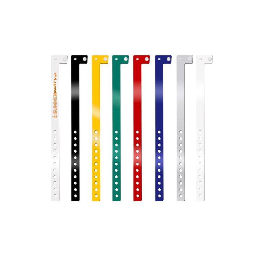 Div Tamper-Evident Vinyl Identification Wristband