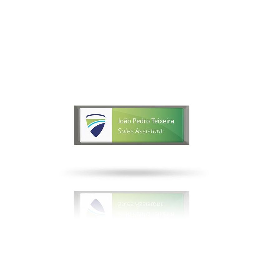 ID-PLATE M ID badge ID PLATE with magnet - matte