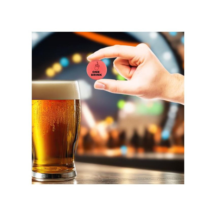 Evy Token for Events 3.5cm (Pack of 250), PS plastic