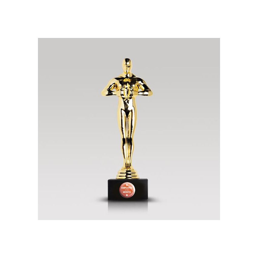 Harmon Golden Statuette Trophy, with Marble Base