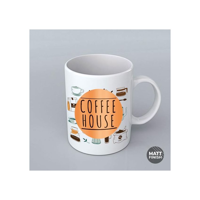 Matte Artmug Ceramic Mug for Sublimation, Matte Finish