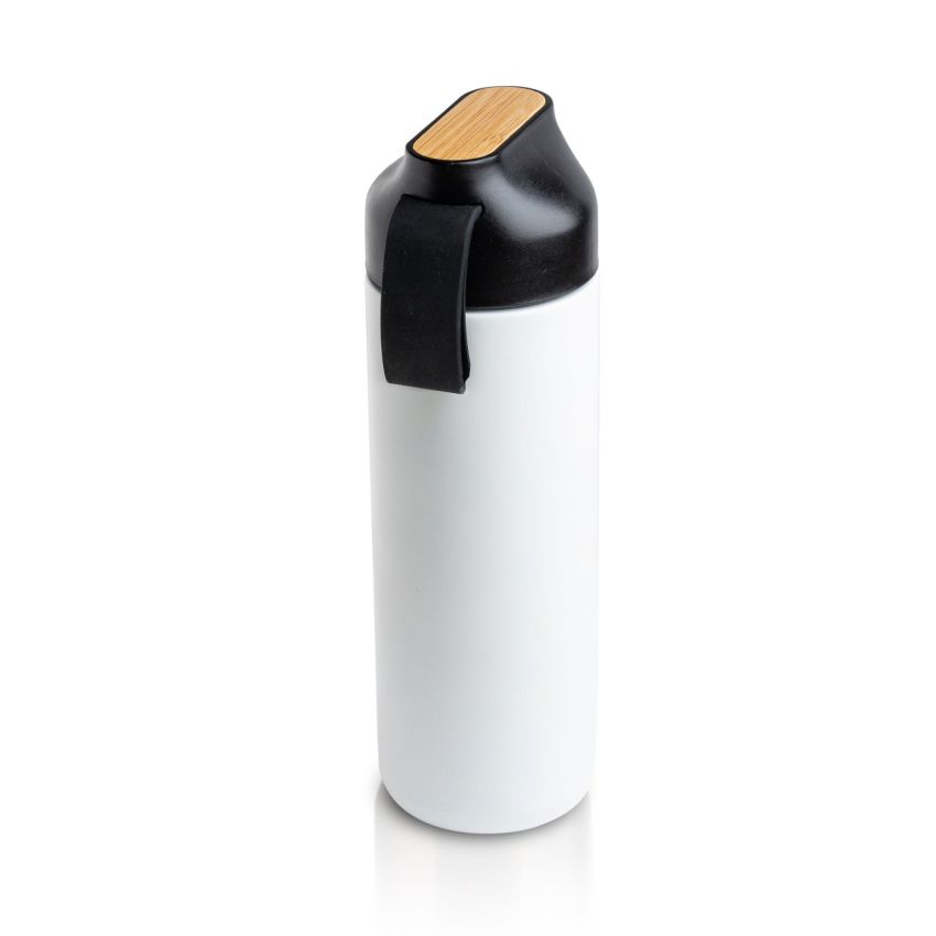 Drinko Thermal Bottle 600ml, bamboo detail