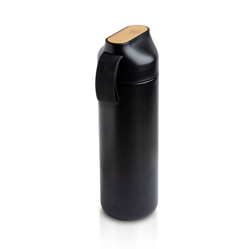 Drinko Thermal Bottle 600ml, bamboo detail