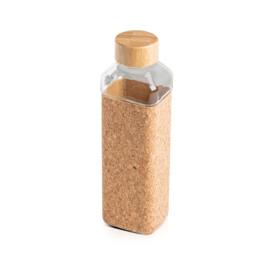 Aquana Glass Bottle with Cork Sleeve