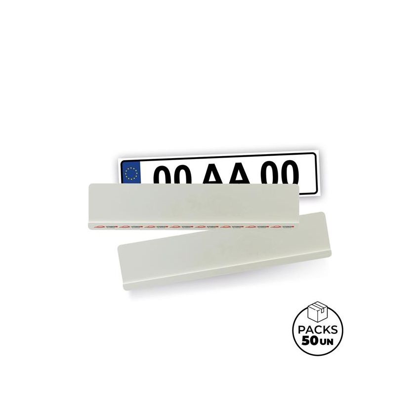 RPLATE W Recycled plastic holder for white number plate