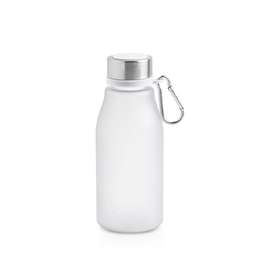 Bijou Bottle in Frosted RPET 350ml, with Carabiner