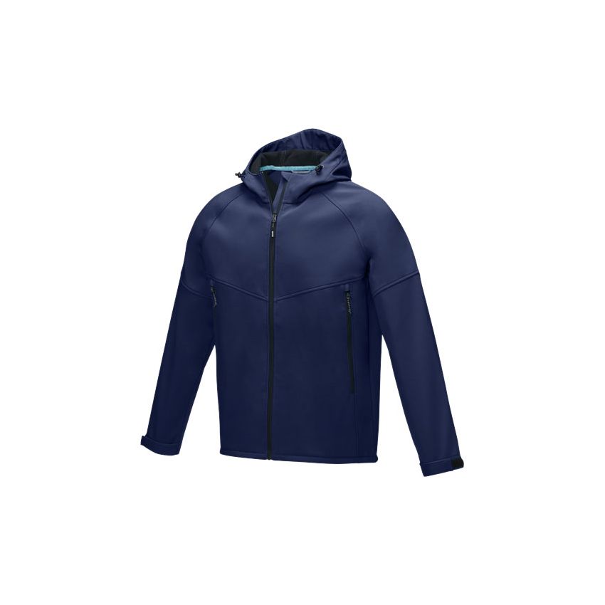 Men’s GRS certified recycled softshell jacket “Coltan”