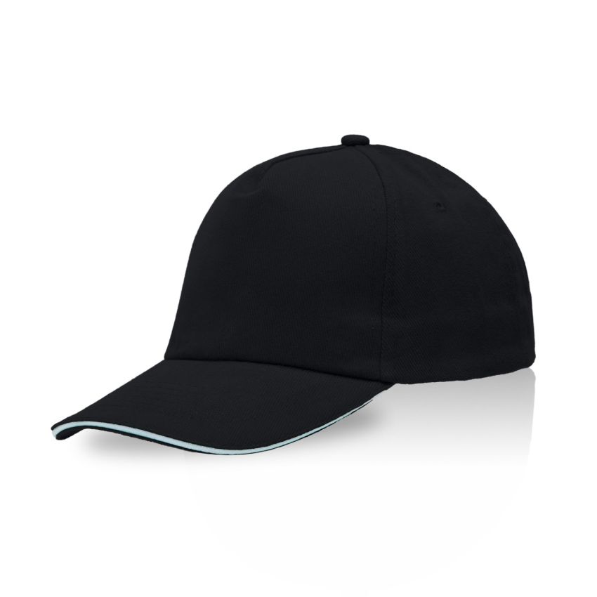 Zectra Adult Cap, sandwich peak, made of combed cotton