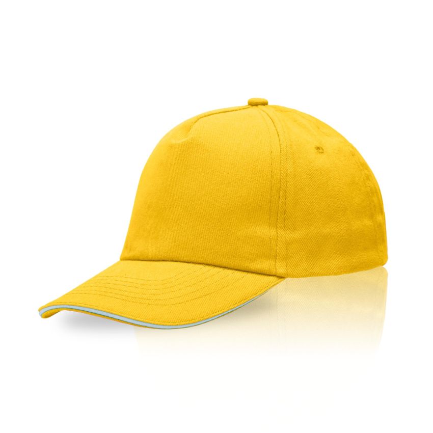 Zectra Adult Cap, sandwich peak, made of combed cotton