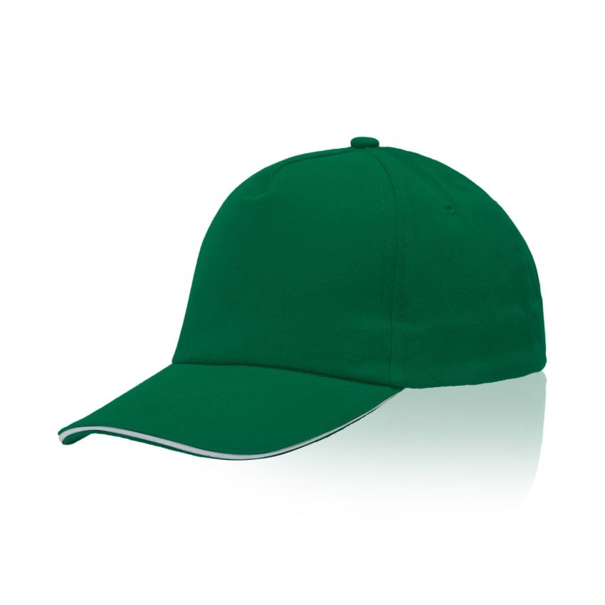 Zectra Adult Cap, sandwich peak, made of combed cotton