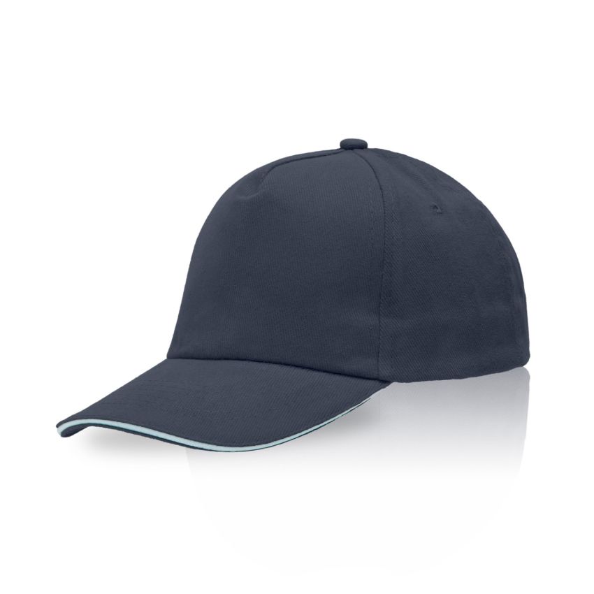 Zectra Adult Cap, sandwich peak, made of combed cotton
