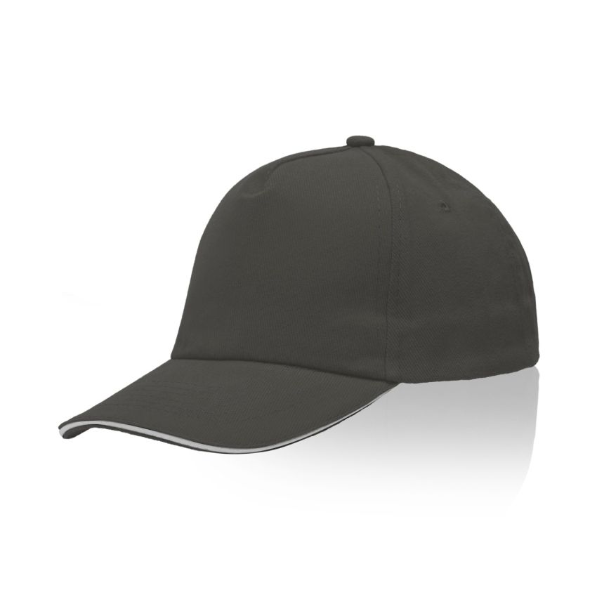 Zectra Adult Cap, sandwich peak, made of combed cotton