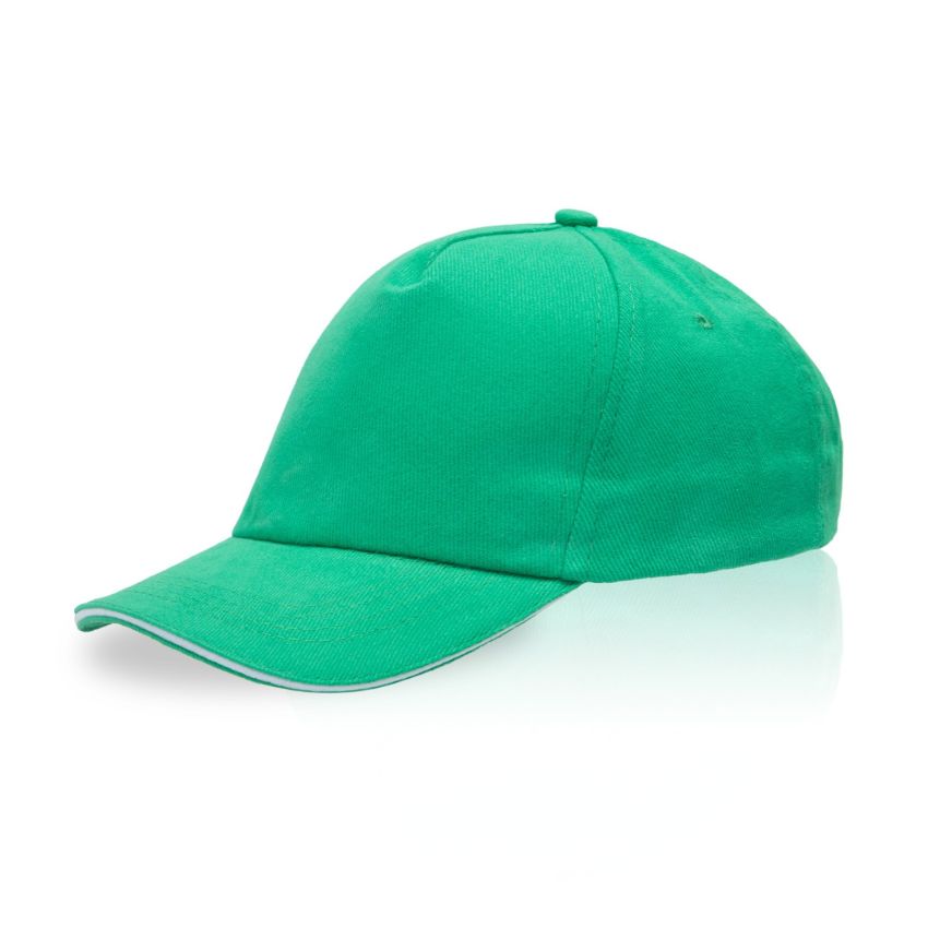 Kassie Children's Cotton Sandwich Peak Cap